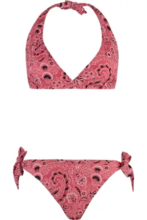 Etro Badkläder, Dam, S, Paisley Print Triangel-BH Bikini