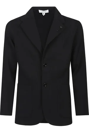 LARDINI Jacka, Herr, M, Polyester, Stilren stickad jacka