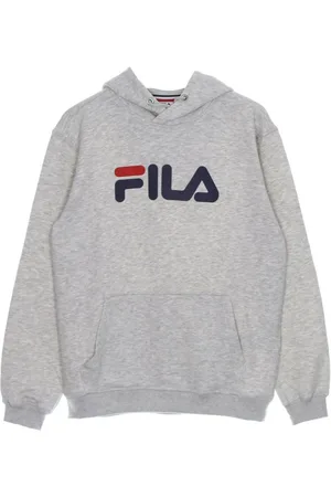 Fila Sweatshirts & Hoodies, Herr, M, Bomull, Ljusgrå Melange Huva Tröja