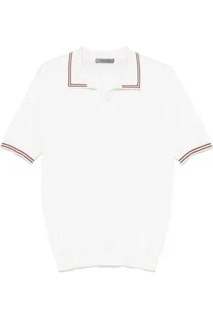 corneliani Topp, Herr, M, Bomull, Vit Tröja för Män