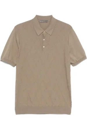 corneliani Topp, Herr, M, Läder, Brun Tröja Herrkläder