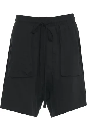 THOM KROM Shorts, Herr, L, Svarta Drop Crotch Shorts
