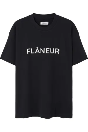 FLÂNEUR Flâneur, Topp, Herr, S, Tryckt Logot-shirt