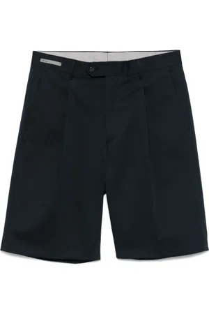 corneliani Shorts, Herr, L, Bomull, Blå Byxor för Män