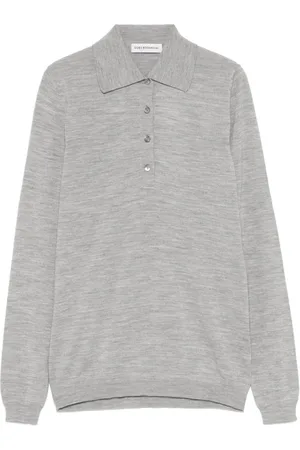 GOES BOTANICAL Topp, Dam, XL, Merino Polo Sweater