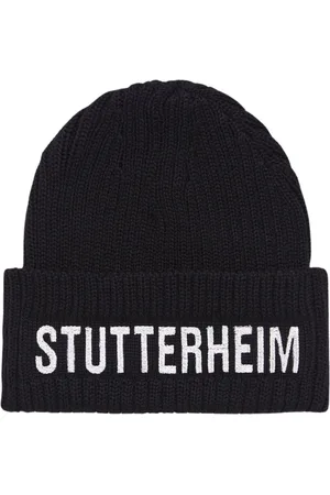 Stutterheim Accessoarer, unisex, ONE Size, Merinoull Ribbstickad Mössa