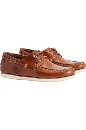 Barbour Skor, Herr, 41 EU, Läder, Klassiska båtskor med kontrastsömmar