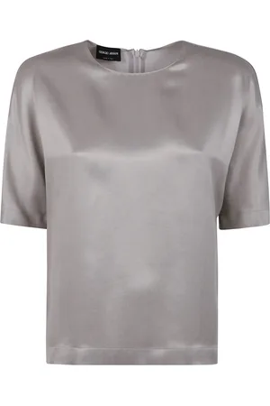 Giorgio Armani Blusar & Skjortor , Dam, S, Viskos Cupro Skjorta