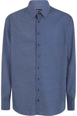 Giorgio Armani Skjorta, Herr, 4Xl, Fantasy Casual Skjorta