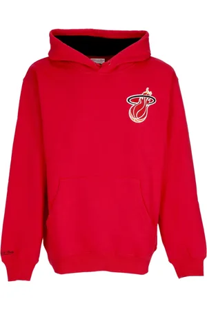 Mitchell & Ness Sweatshirts & Hoodies, Herr, L, Bomull, Miami Heat Vintage Logo Hoodie
