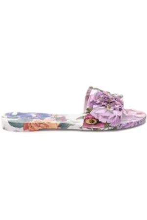 Dolce & Gabbana Skor, Dam, 39 EU, Blommönstrade Slides