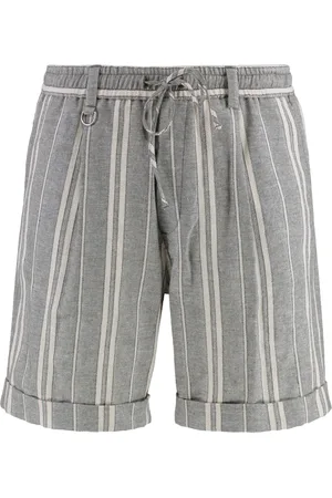 Paolo Pecora Shorts, Herr, L, Bomull, Randiga Bermuda Shorts