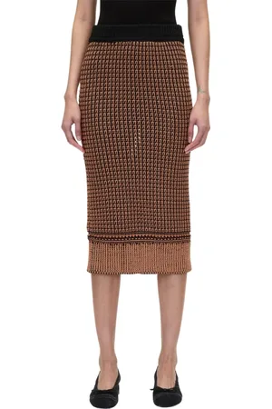 3.1 Phillip Lim Kjol, Dam, M, Bi-Färgstickad Pennkjol
