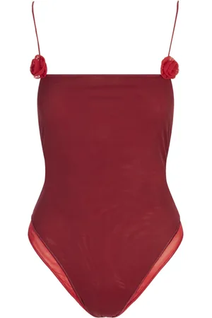 Oseree Badkläder, Dam, S, Röd Bikini Baddräkt