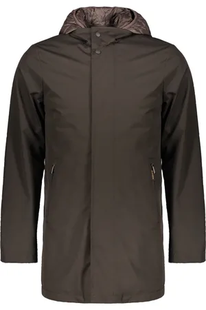 MOORER Kappa, Herr, M, Polyester, Huva Regnrock med Avtagbart Foder