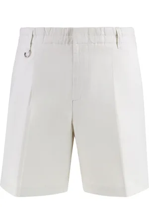 Paolo Pecora Shorts, Herr, M, Linne, Linneshorts med bakfickor