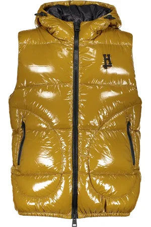 HERNO Jacka, Herr, L, Blank Huva Bodywarmer med Fickor