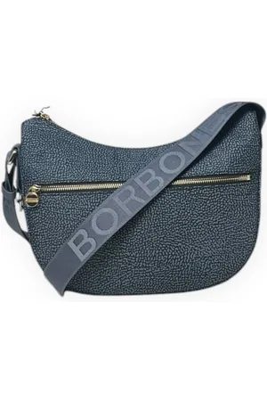 Borbonese Väska, Dam, ONE Size, Denim, Luna Liten Väska