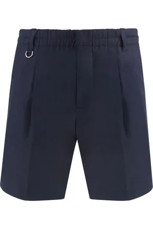 Paolo Pecora Shorts, Herr, L, Linne, Linneshorts med bakfickor