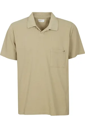 Universal Works Topp, Herr, L, Bomull, Bomullspolo med logodetalj