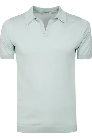 JOHN SMEDLEY Topp, Herr, S, Bomull, Skipper Krage Pikétröja