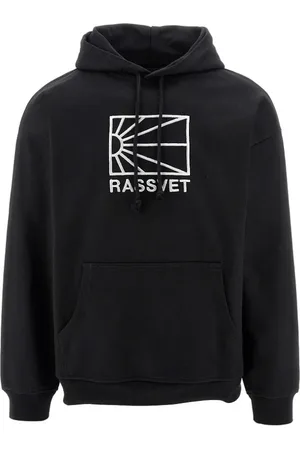Rassvet Sweatshirts & Hoodies, Herr, XL, Bomull, Bomullshoodie med Ficka och Frontlogo