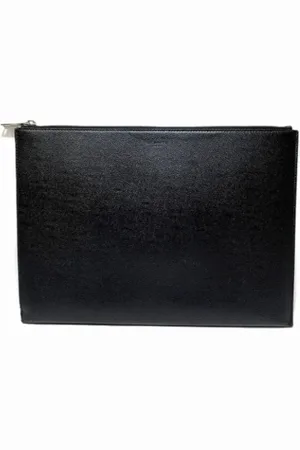 Saint Laurent Pre-owned, Dam, ONE Size, Pre-owned Laeder kuvertvskor