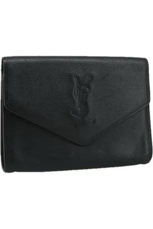 Saint Laurent Pre-owned, Dam, ONE Size, Pre-owned Laeder kuvertvskor