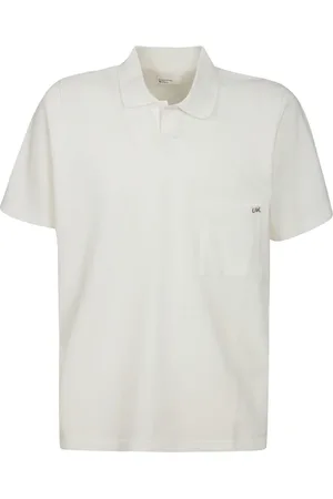 Universal Works Topp, Herr, M, Bomull, Logodetalj Bomullspolo