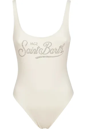 MC2 SAINT BARTH Badkläder, Dam, S, Baddräkt med fronttryck och logodetalj