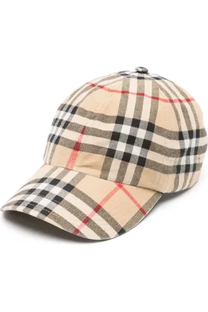 Burberry Accessoarer, Dam, S, Bomull, Vintage Check Keps