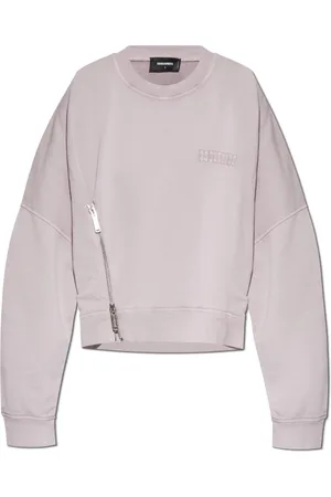 Dsquared2 Sweatshirts & Hoodies, Dam, S, Bomull, Sweatshirt med logotyp