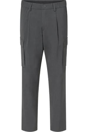 HERNO Byxor, Dam, L, Polyester, Cargobyxor med raka ben