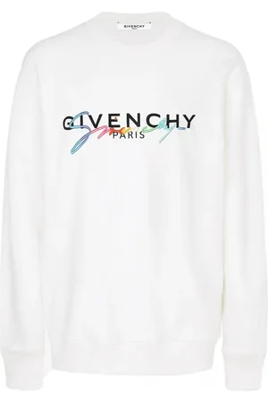 Givenchy Sweatshirts & Hoodies, Dam, S, Bomull, Tröja med Broderad Logotyp