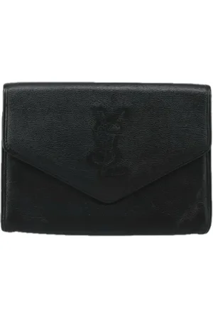 Saint Laurent Pre-owned, Dam, ONE Size, Pre-owned Laeder kuvertvskor