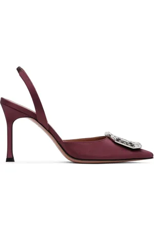 Amina Muaddi Skor, Dam, 36 EU, Läder, Pumps