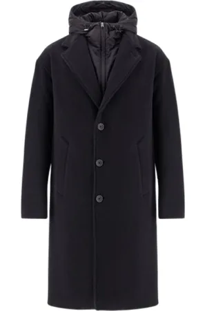 HERNO Kappa, Herr, 2Xl, Polyester, Cappotto Enkelknäppt Kappa