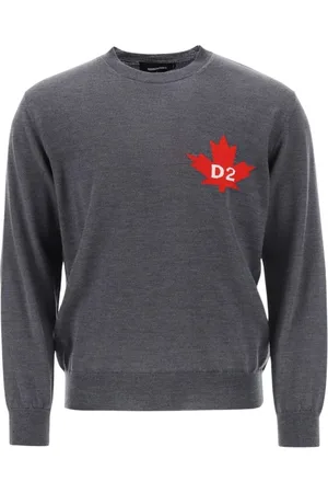 Dsquared2 Sweatshirts & Hoodies, Herr, L, Bomull, Mjuk stickad tröja