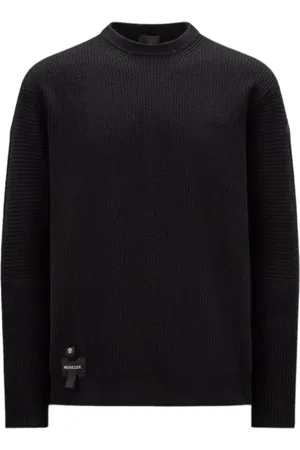 Moncler Stickade tröjor & koftor, Herr, M, Crew Neck Jumper