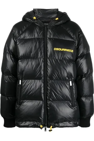 Dsquared2 Jacka, Herr, S, Bomull, Vadderad Jacka med Bröstlogga