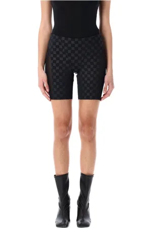 MISBHV Shorts, Dam, S, Monogram Biker Shorts med Mesh Paneler