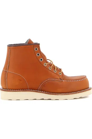 Red Wing Skor, Herr, 44 EU, Läder, Läder Moc Toe-stövlar med bra grepp
