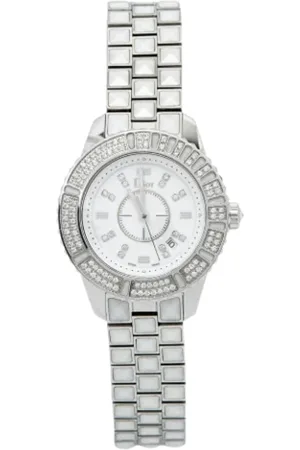 Dior Pre-owned, Dam, ONE Size, Pre-owned Rostfritt stal klockor