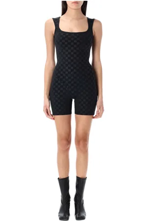 MISBHV Jumpsuits & Playsuits, Dam, M, Monogram Square Neck Sleeveless Jumpsuit