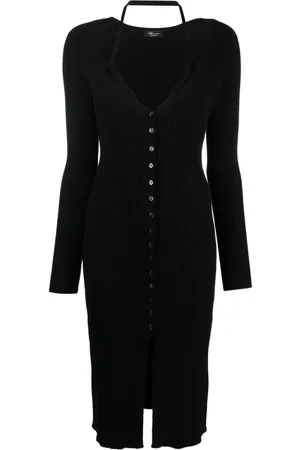 BLUMARINE Klänning, Dam, S, Räfflad Topp med Style N0990