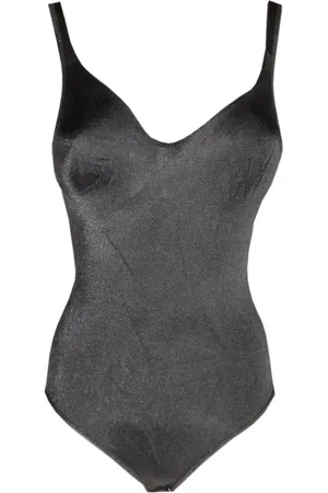 Lisanza Topp, Dam, L, Svart Bodycon Bodysuit