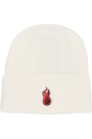 Vision Of Super Accessoarer, unisex, ONE Size, Kashmir, Flames Logo Off Beanie Hat