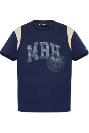 MISBHV Topp, Herr, XS, Bomull, T-shirt med logotyp