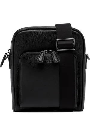 Gianni chiarini Väska, Herr, ONE Size, Läder, Svart Läder Axelväska Florence