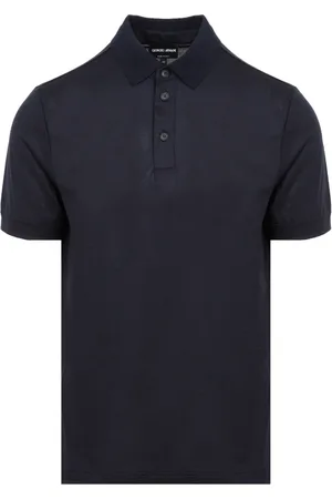 Giorgio Armani Topp, Herr, M, Blå Polo Tröja för Män